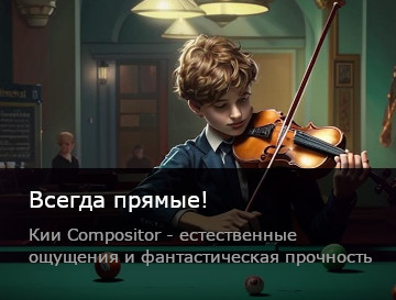 Кии для русского бильярда и пула Compositor