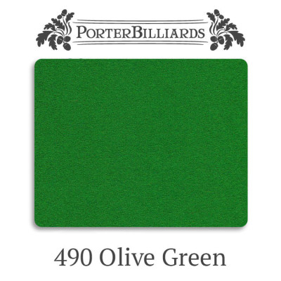 Сукно бильярдное Porter 490 Olive Green