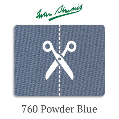 Сукно бильярдное Iwan Simonis 760 Powder Blue отрез 2,80 х 1,95 м 355 г/м2 70% шерсть 30% нейлон