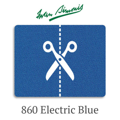 Сукно бильярдное Iwan Simonis 860 Electric Blue отрез 0,40 х 1,98 м
