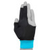Перчатка для бильярда Longoni Sultan 2.0 черная/голубая XL