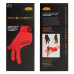 Перчатка для бильярда Predator Second Skin черная/красная L/XL