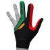 Перчатка для бильярда Predator's Hunter Velcro Multicolor черная/зеленая/красная безразмерная