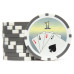 Фишка для покера Cards 1 серая 40 мм 14 г