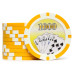 Фишки для покера Cards 1000 желтые 40 мм 14 г 150 шт