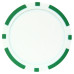Фишки для покера Club зеленые 40 мм 14 г 25 шт