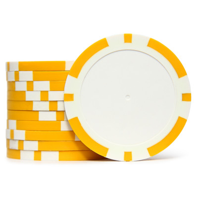 Фишки для покера Club желтые 40 мм 14 г 50 шт