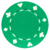 Фишка для покера Tournament зеленая 40 мм 11,5 г