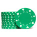 Фишки для покера Tournament зеленые 40 мм 11,5 г 25 шт