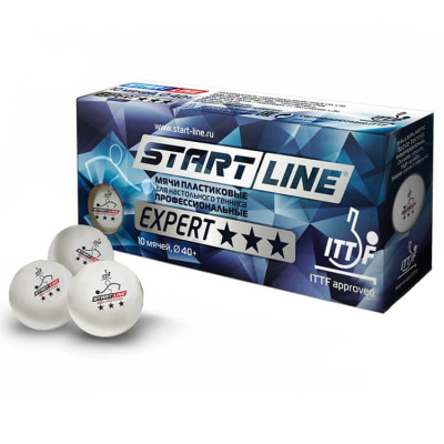 Мячи для настольного тенниса Start Line Expert 3* 10 шт