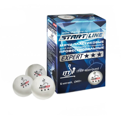 Мячи для настольного тенниса Start Line Expert 3* 6 шт