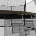 Батут Unixfit Black&Brown 10FT внешняя сетка 305см лестница