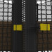 Батут Unixfit Black&Brown 12FT внешняя сетка 366см лестница