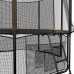 Батут Unixfit Black&Brown 8FT внешняя сетка 244см лестница