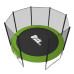 Батут UnixFit Simple Green 8FT внешняя сетка 244см лестница