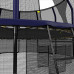 Батут Unixfit Supreme Game Blue 12FT внутренняя сетка 366см лестница