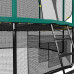 Батут Unixfit Supreme Game Green 8FT внутренняя сетка 244см лестница
